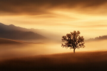 Fototapeta premium Calming, soothing landscape wallpaper