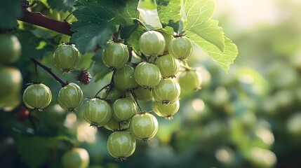 Hyper-Realistic Gooseberries Image in Stunning Detail and High-Resolution