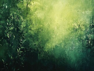 Fototapeta premium Blurred Olive Artwork Beautiful Fantasy Painting with Grunge Effect Green Texture with Artistic Touch Abstract Illustration with a Magical Fashionable Aesthetic