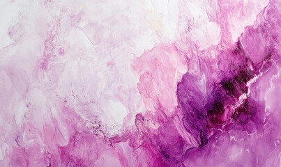 Fototapeta premium Embrace the captivating allure of a vibrant lilac pink abstract featuring a blend of paint and acrylic textures on a marble backdrop
