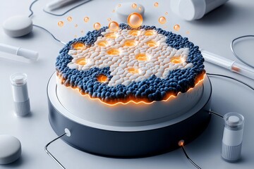 Vitiligo Care Plan highlighted in a sleek minimalist diagram, focusing on optimized treatment strategies for restoring skin pigmentation