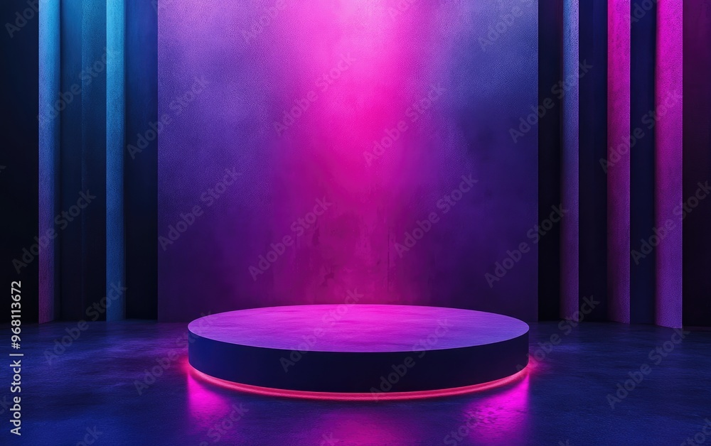Aufkleber elegant and beautiful abstract background featuring elements minimalism and a pedestal in a studio s
