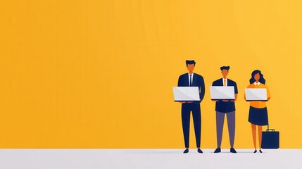 Business People Team Working Together Laptop Computer Technology Concept