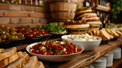 Fototapeta premium Spanish Tapas Assortment 