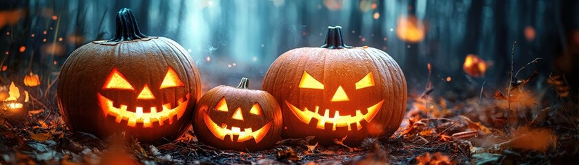 Halloween-themed games for family fun, featuring creative activities like pumpkin carving contests, spooky trivia challenges, and haunted obstacle courses, set in a festive, eerie environment with