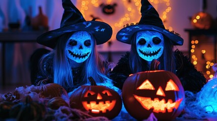 Interactive Halloween party games with themed decorations, creative activities, and entertaining ideas, vibrant and fun