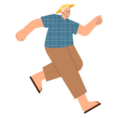 Diversity Businessman. Flat Vector Illustration