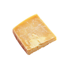 Close-Up of a Piece of Aged Cheese