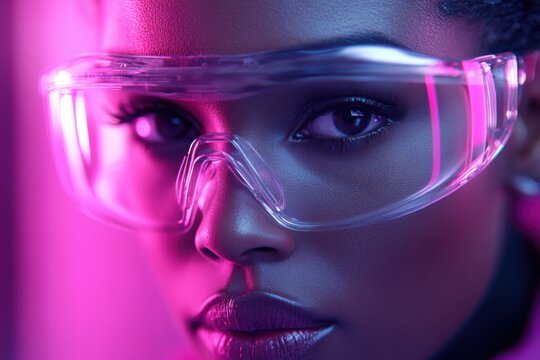 Fascinating stem day chaos: futuristic abstract design with science and technology elements