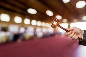 Concept of making important decisions in business and law.