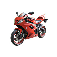 Red Sportbike Motorcycle