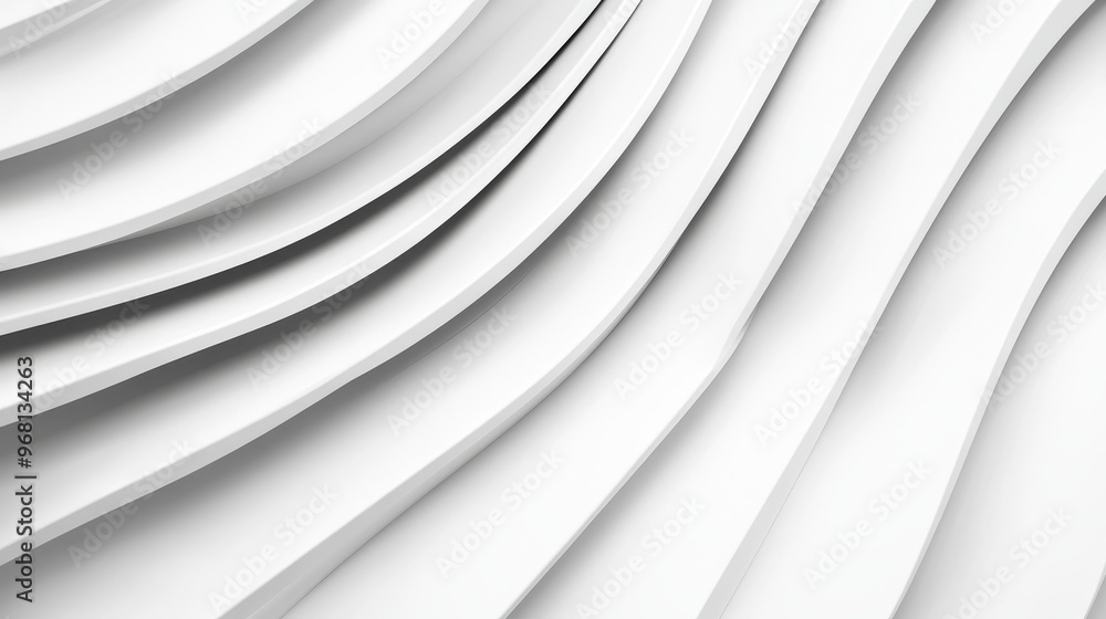 Poster a simple, elegant background featuring white curved lines that fade into a soft gradient. the abstra
