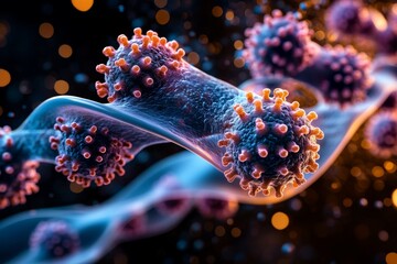 Warts Healing Shift represented in an abstract design, symbolizing the journey from infection to effective therapy outcomes