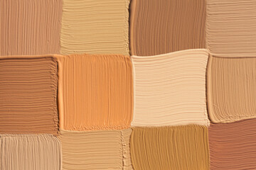 Texture of smudge cosmetic bb or cc cream foundation liquid background