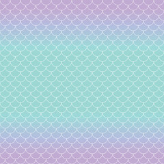 mermaid scale pattern, mermaid skin texture, cute vector background © Liena