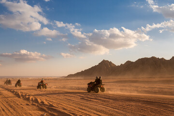 View of desert mountain landscape © gumbao