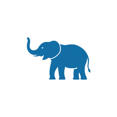 Fototapeta premium a elephant vector silhouette, 