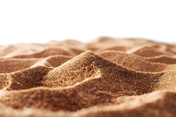 Captivating Close-Up of Textured Sand Dunes
