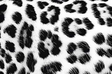 Close-Up of Striking Leopard Print Fur Pattern