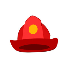 protection firefighter helmet cartoon. gear equipment, rescue durable, shield visor protection firefighter helmet sign. isolated symbol vector illustration