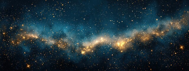 Obraz premium background of beautiful starry night sky