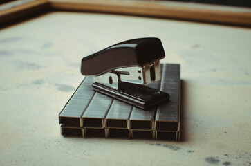 office stapler with its loads