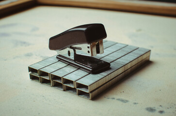 office stapler with its loads