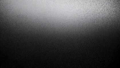 Abstract Metallic Texture. Gradient of Black and Silver with Fine Grain Pattern, Reflecting Soft Light from the Top, Creating a Subtle Sense of Depth and Elegance in an Industrial Design Setting