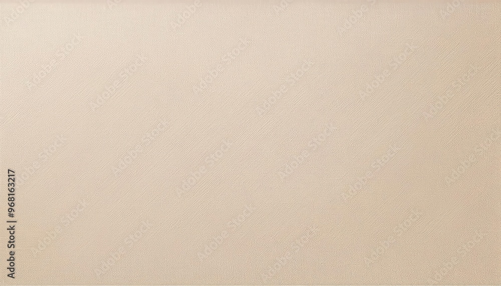 Aufkleber close-up of beige textured linen fabric with subtle vertical thread weaving, showcasing natural fibe