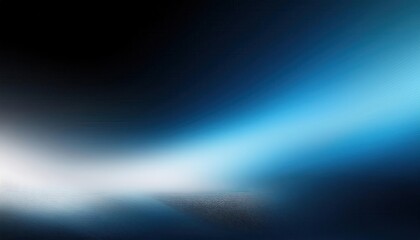 Fototapeta premium Abstract Gradient Motion: Dark Blue to Light Horizon with Subtle Curved Streaks in a Smooth Fade from Shadowy Depths to Bright Light Transition