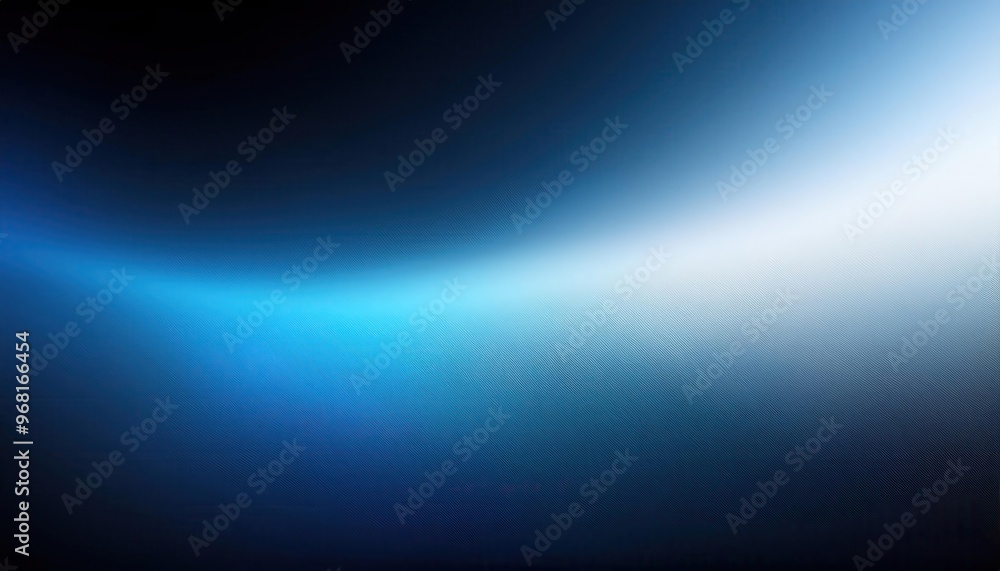 Leinwandbilder abstract gradient motion: dark blue to light horizon with subtle curved streaks in a smooth fade fro