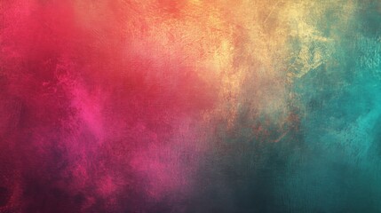 Fototapeta premium A blurry background, a digital painting, abstract illusionism, maroon red, dark gray, beige, and neon pink, gradient and patterns wallpaper, grainy poster art, seafoam green and bright gold