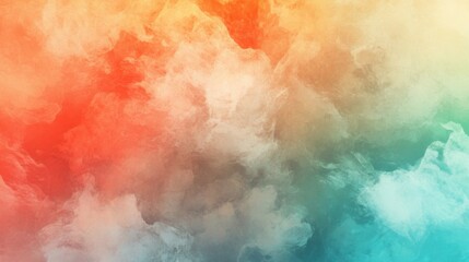 Obraz premium A blurry background, a digital painting, abstract illusionism, bright red, graphite gray, cream beige, and electric green, gradient and patterns wallpaper, grainy poster art