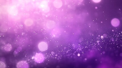 Obraz premium Purple bokeh soft light abstract backgrounds, illustration bokeh particles, Backgrounds decoration. Generative Ai