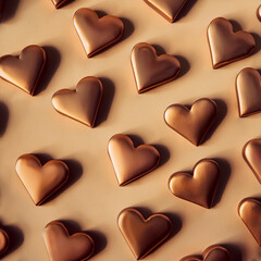 Fototapeta premium Heart Shaped Pattern