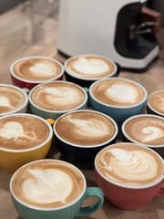 close up of a cup of coffee