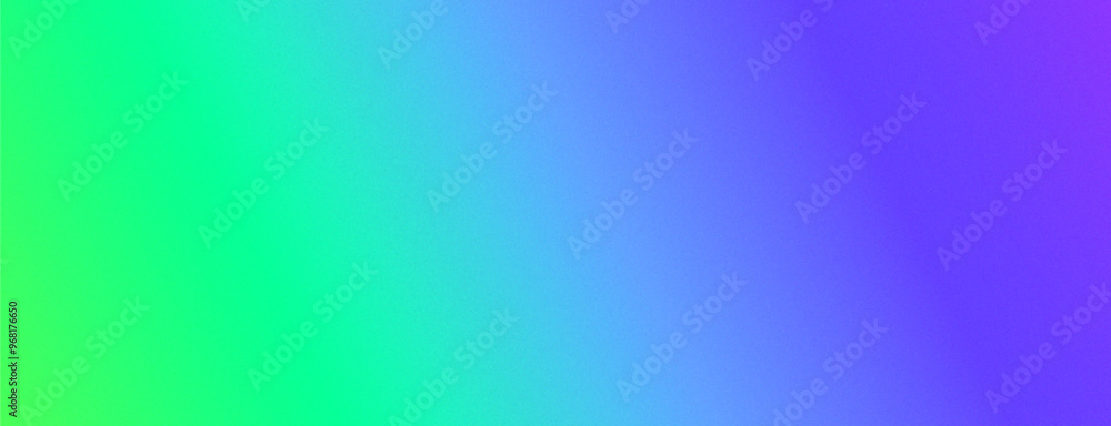 Aufkleber abstract grainy gradient background. green and blue gradient banne. vector illustration.