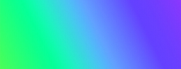 Abstract grainy gradient background. Green and blue gradient banne. Vector illustration.