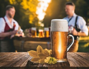 Octoberfest beer festival celebration