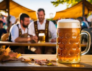 Octoberfest beer festival celebration