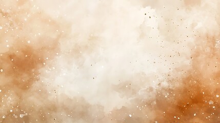 watercolor light brown dust autumn abstract background digital painting. Generative Ai