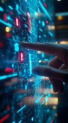 Technology, AI, WIFI Networks, Abstract Image, Texture, Pattern Background, Wallpaper, Smartphone Cover and Screen, PC, Laptop, 9:16 and 16:9 Format