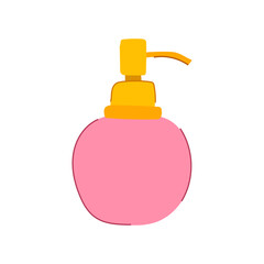 bathroom liquid soap dispenser cartoon. kitchen hands, clean refillable, automatic manual bathroom liquid soap dispenser sign. isolated symbol vector illustration