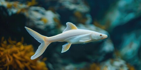 Albino Ruby Shark Fish Epalzeorhynchos frenatum