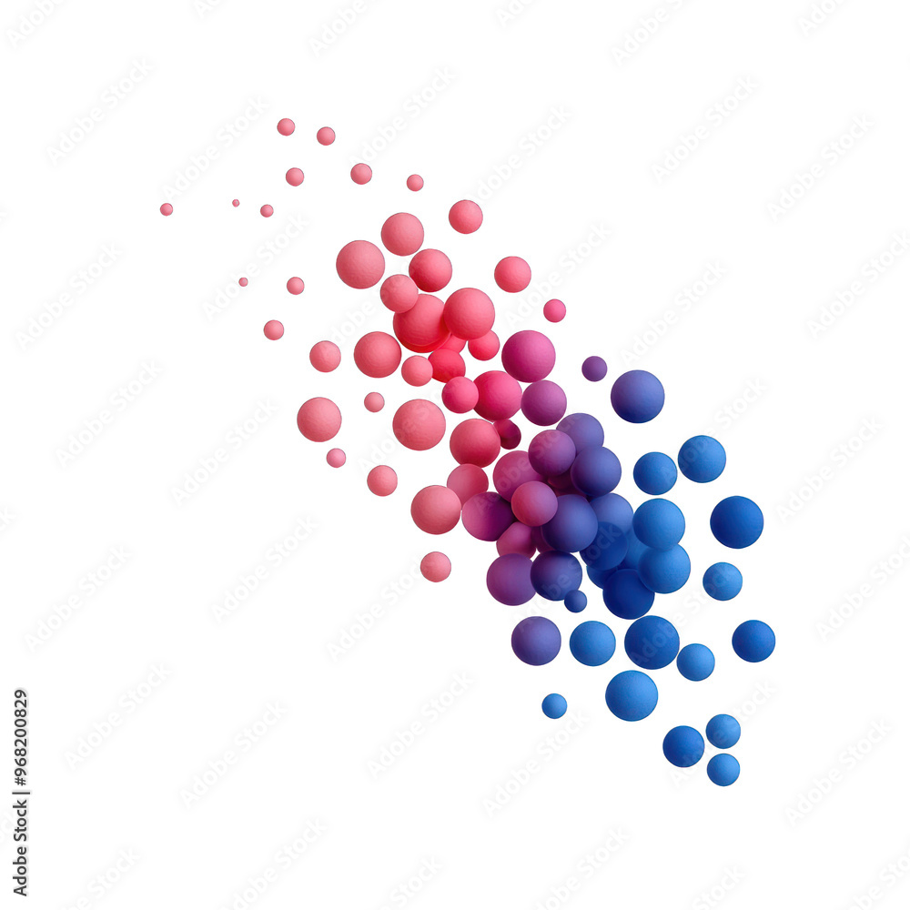 Poster colorful abstract composition featuring vibrant bubbles in a dynamic pattern, perfect for creative p