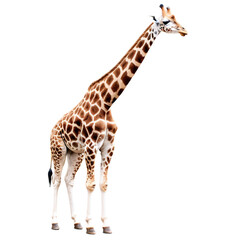 Fototapeta premium giraffe on transparent background