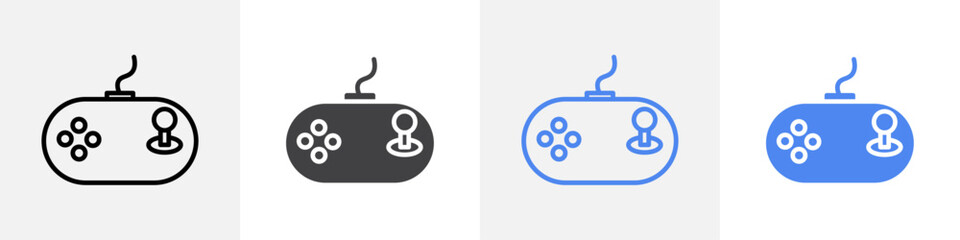 controller icon vector set use for web ui or app