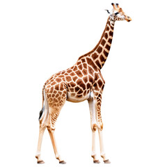 Fototapeta premium giraffe on transparent background
