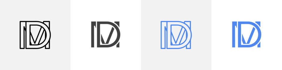 M & D icon vector set use for web ui or app