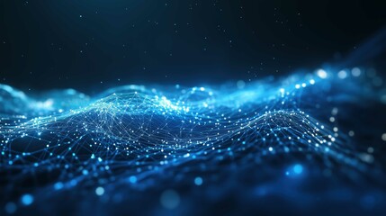 Abstract dark blue background